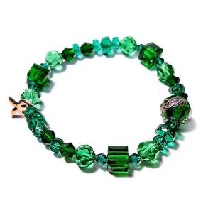 [Horoscope Series]Taureau Cristaux Vert Bracelet ♉️Taurus Green Crystal Bracelet